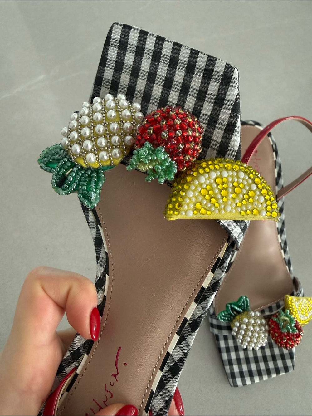 Betsey Johnson Fruit Heels - Picture 8 of 11